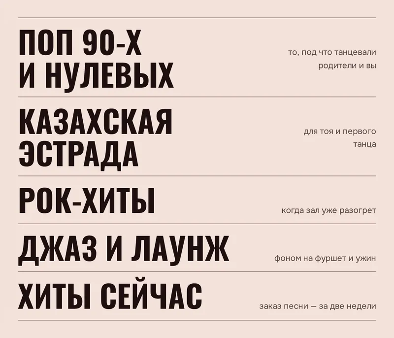 Репертуар списком вместо карточек