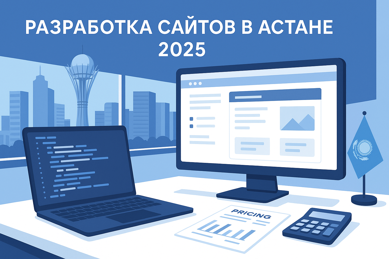 Разработка сайтов в Астане - цены 2025