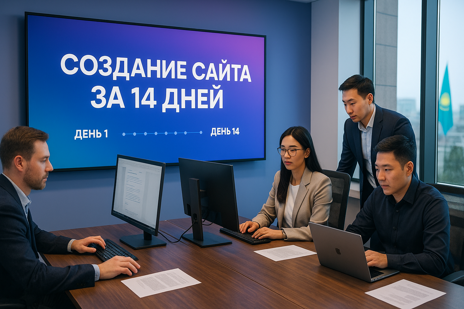 Создание сайта за 14 дней