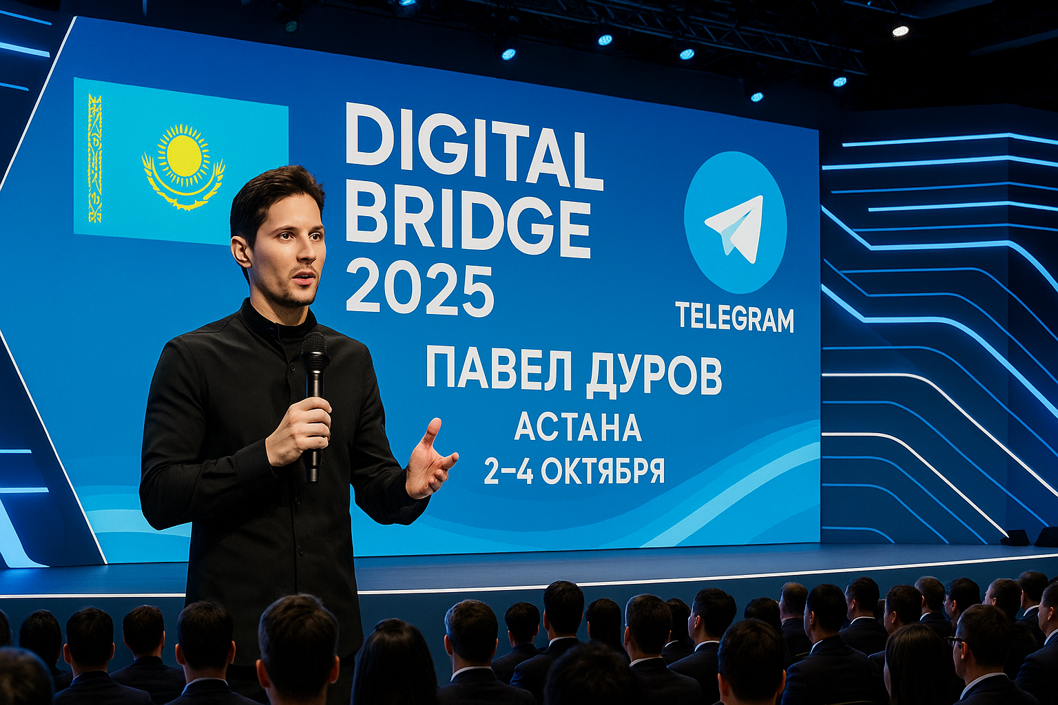 Павел Дуров выступит на форуме Digital Bridge 2025 в Астане
